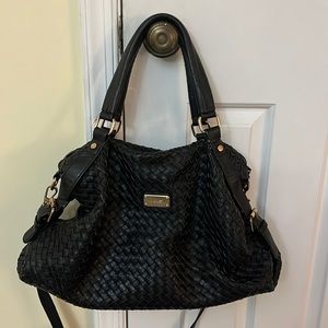Nine West - Black Shoulder Bag w adjustable long strap